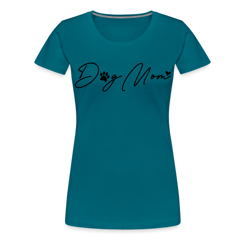 Premium T-Shirt Dog Mom Love - Divablau