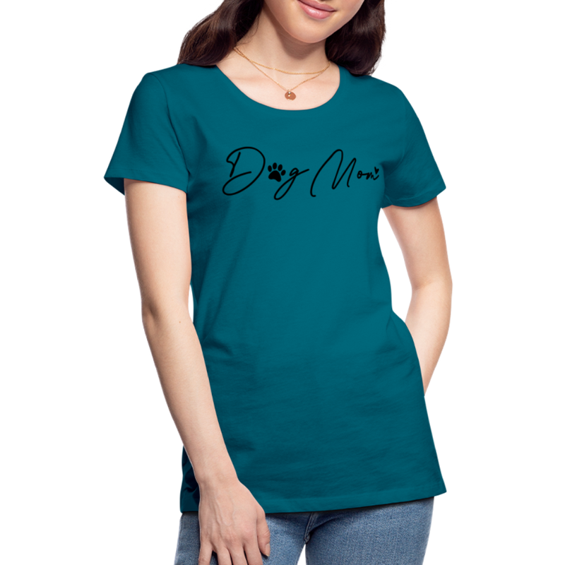 Premium T-Shirt Dog Mom Love - Divablau