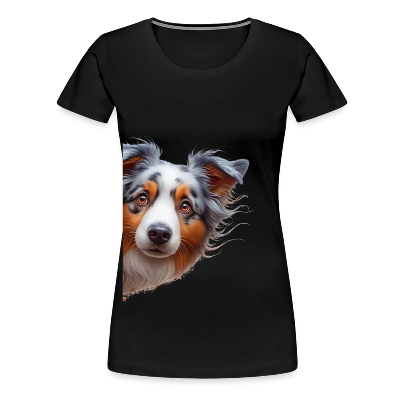 Premium T-Shirt Sweet Australian Sheperd - Schwarz