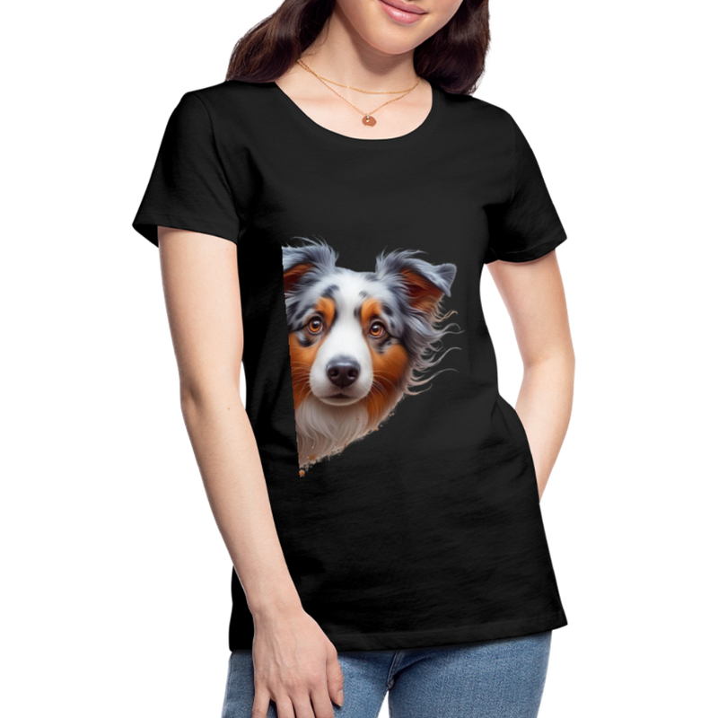 Premium T-Shirt Sweet Australian Sheperd - Schwarz