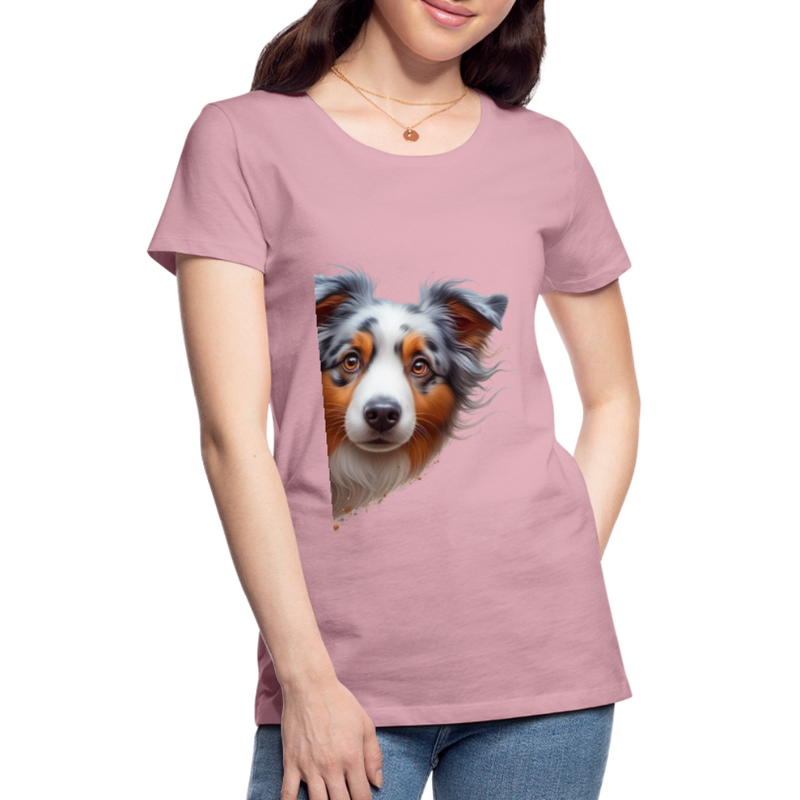 Premium T-Shirt Sweet Australian Sheperd - Hellrosa