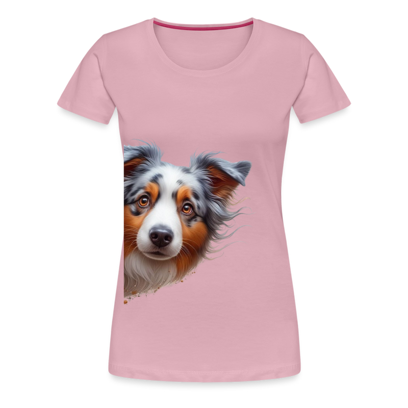 Premium T-Shirt Sweet Australian Sheperd - Hellrosa