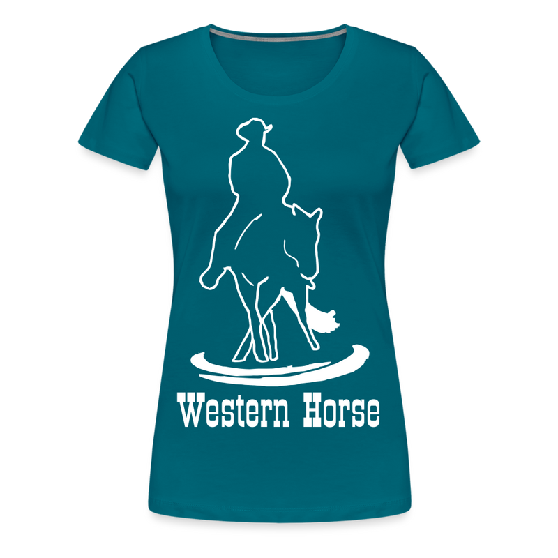 Frauen Premium T-Shirt Western - Divablau