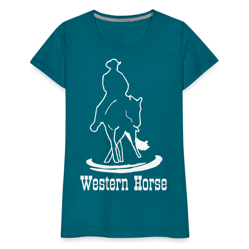 Frauen Premium T-Shirt Western - Divablau