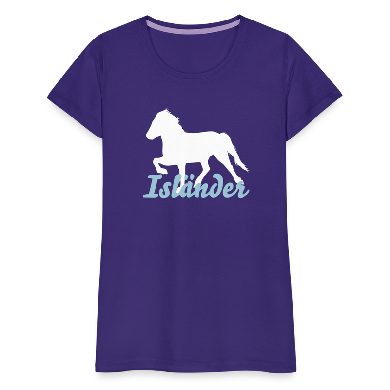 Frauen Premium T-Shirt Isländer - Lila