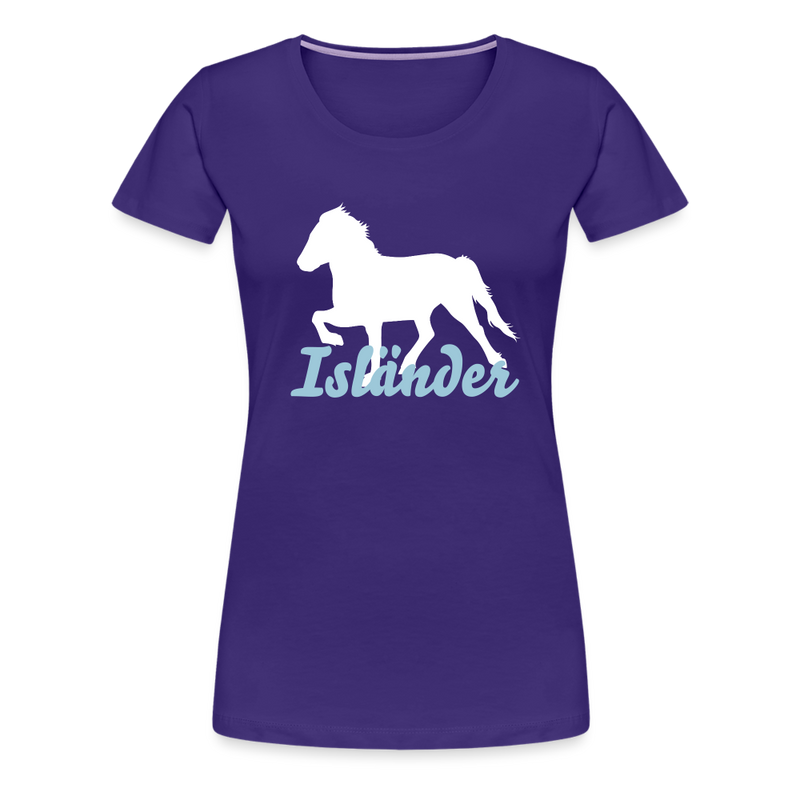 Frauen Premium T-Shirt Isländer - Lila