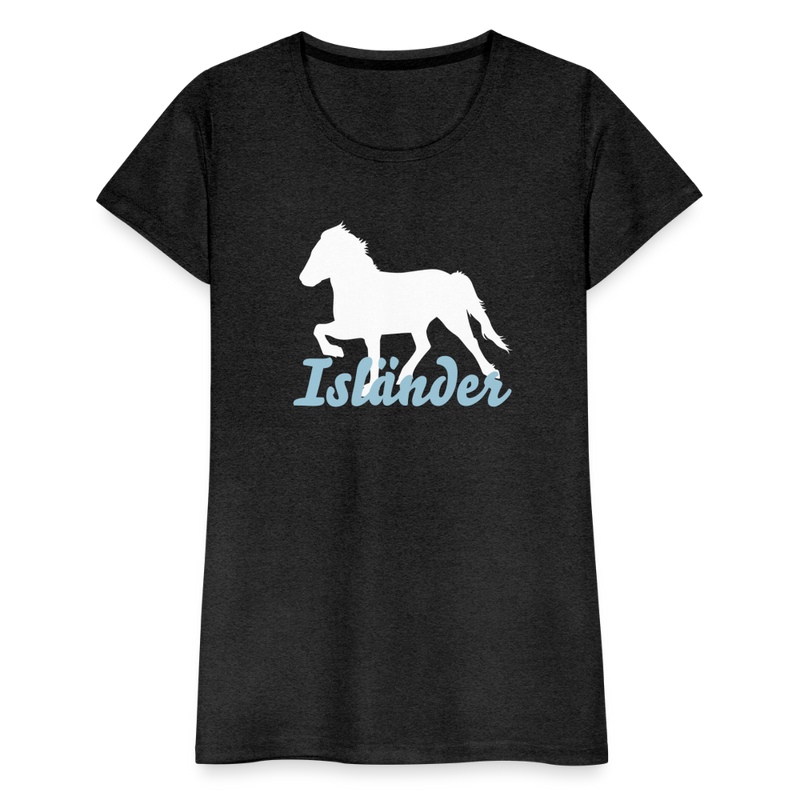 Frauen Premium T-Shirt Isländer - Anthrazit