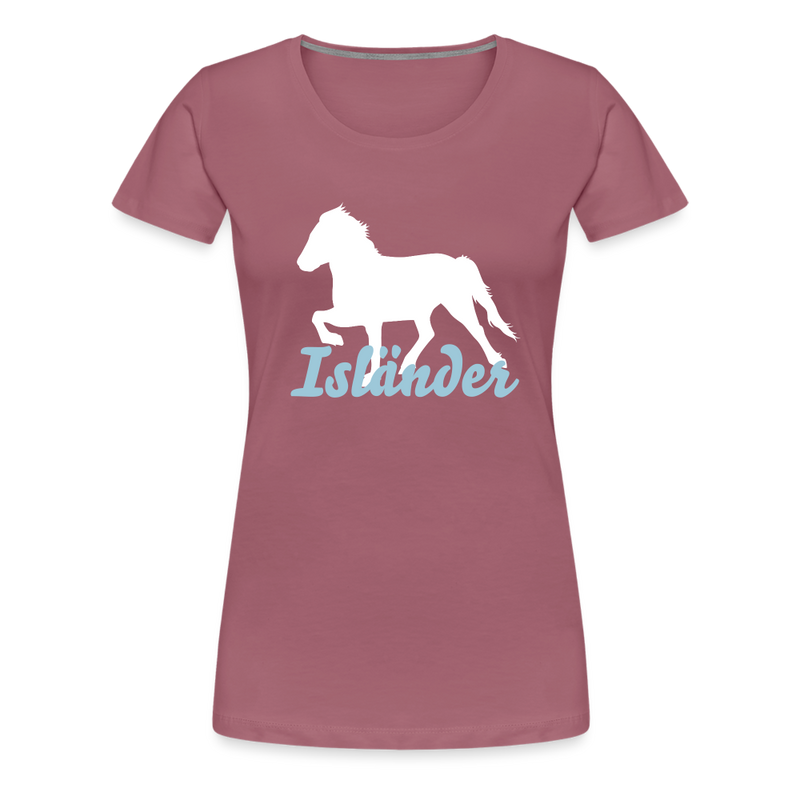 Frauen Premium T-Shirt Isländer - Malve