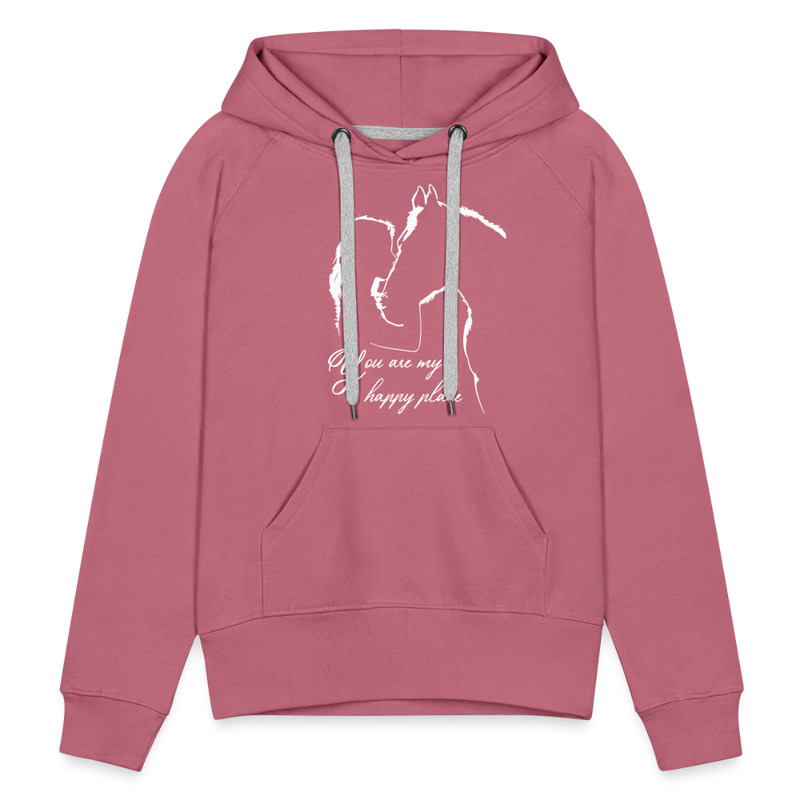 Frauen Premium Hoodie You are my happy place - Malve