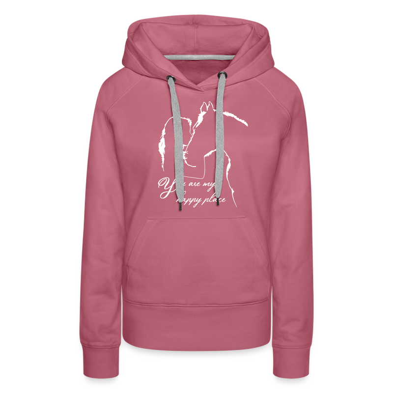 Frauen Premium Hoodie You are my happy place - Malve