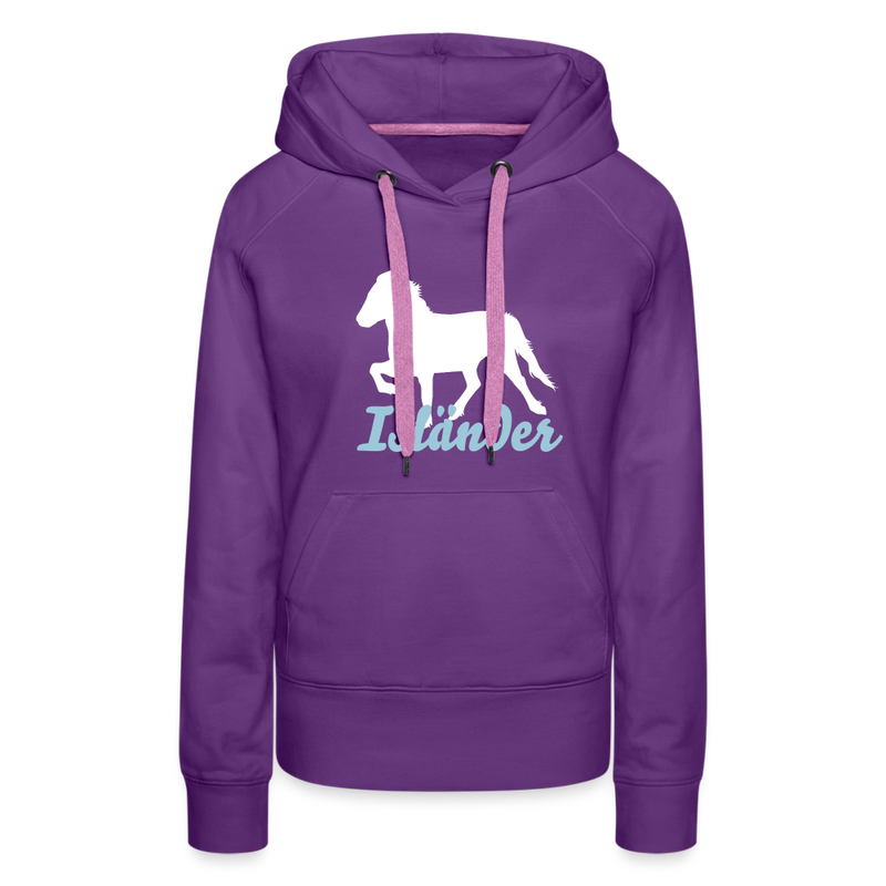 Frauen Premium Hoodie Isländer - Purple