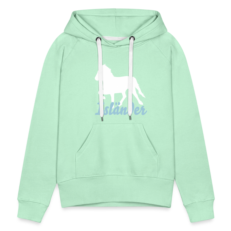 Frauen Premium Hoodie Isländer - helles Mintgrün