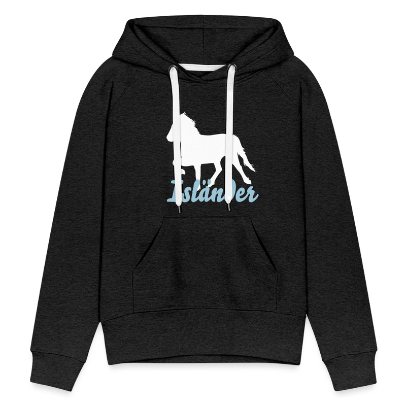 Frauen Premium Hoodie Isländer - Anthrazit