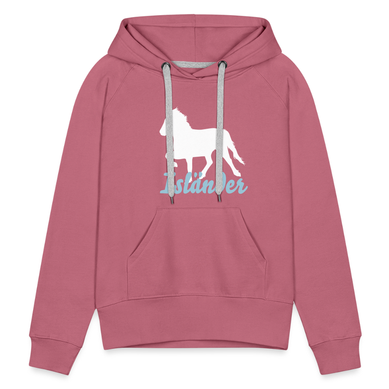 Frauen Premium Hoodie Isländer - Malve