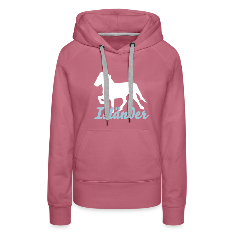 Frauen Premium Hoodie Isländer - Malve