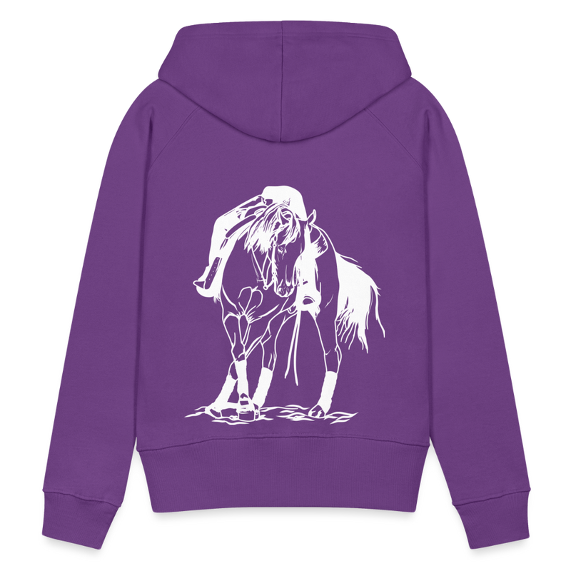 Frauen Premium Hoodie Western Hose - Purple