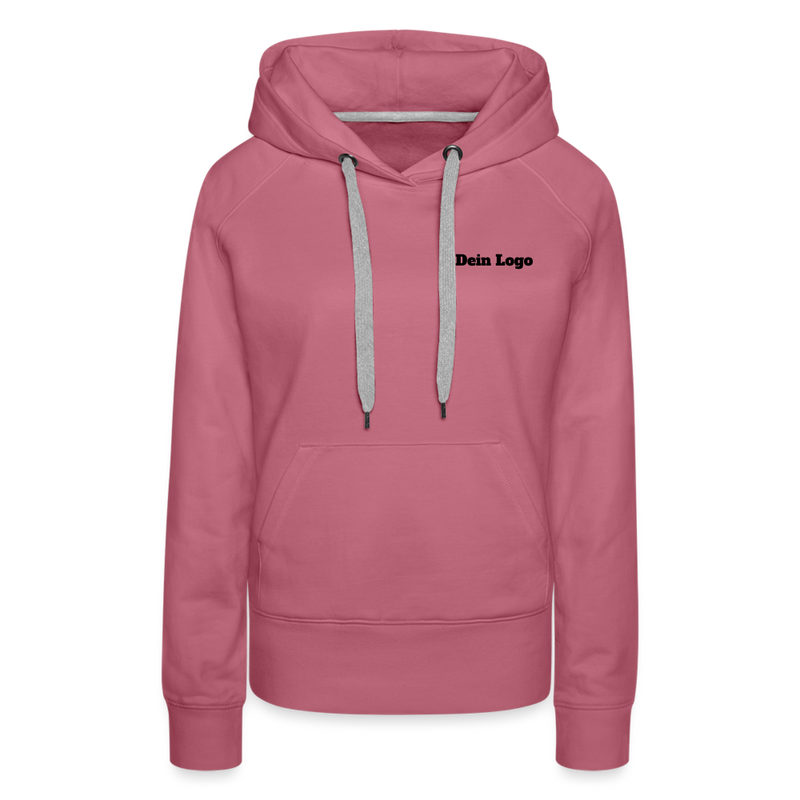 Frauen Premium Hoodie mit deinem Logo - Malve