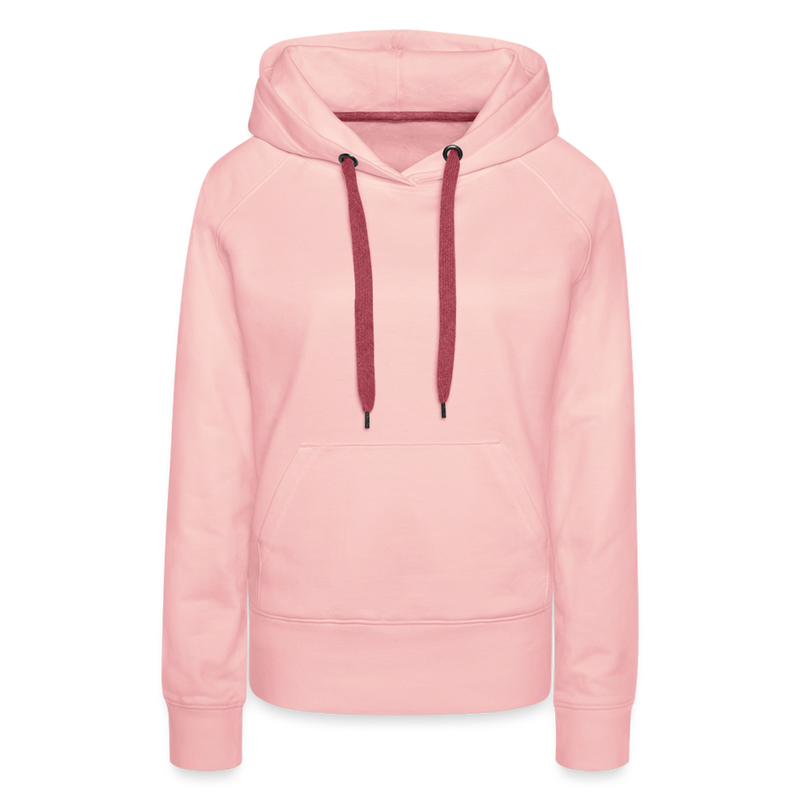 Frauen Premium Hoodie mit deinem Logo - Kristallrosa