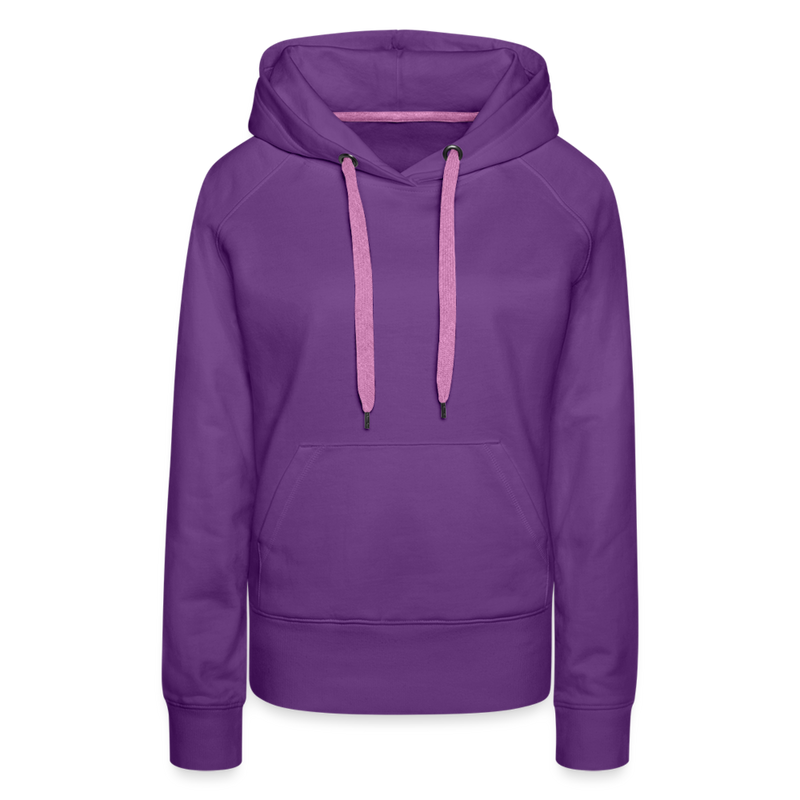 Frauen Premium Hoodie mit deinem Logo - Purple