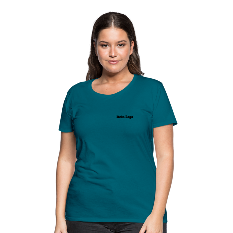 Frauen Premium T-Shirt mit deinem Logo - Divablau