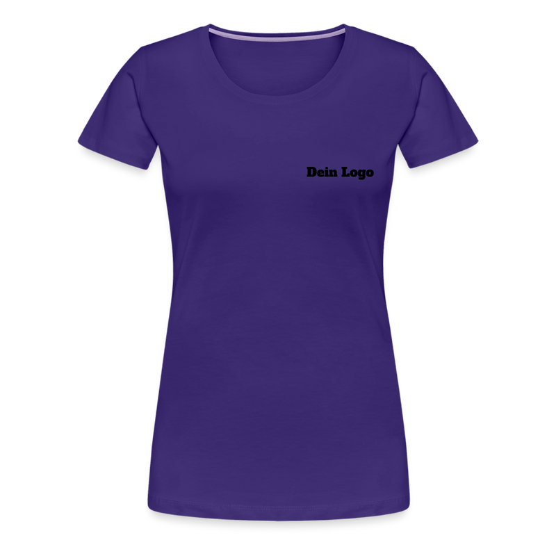 Frauen Premium T-Shirt mit deinem Logo - Lila