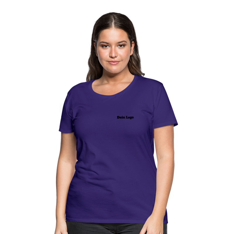 Frauen Premium T-Shirt mit deinem Logo - Lila