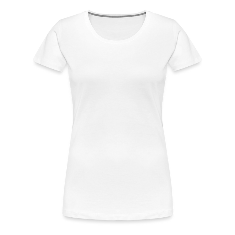 Frauen Premium T-Shirt mit deinem Logo - Weiß