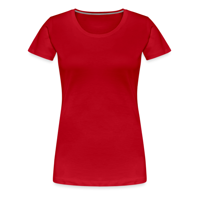 Frauen Premium T-Shirt mit deinem Logo - Rot