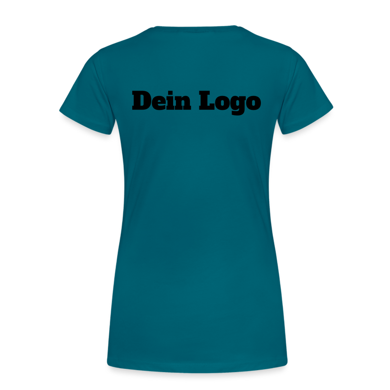 Frauen Premium T-Shirt mit deinem Logo - Divablau