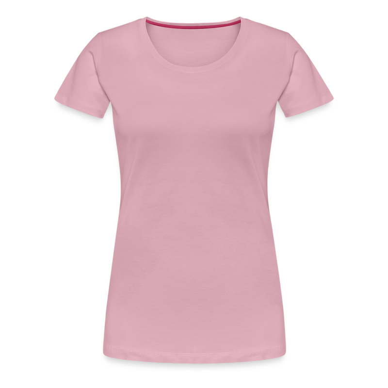 Frauen Premium T-Shirt mit deinem Logo - Hellrosa