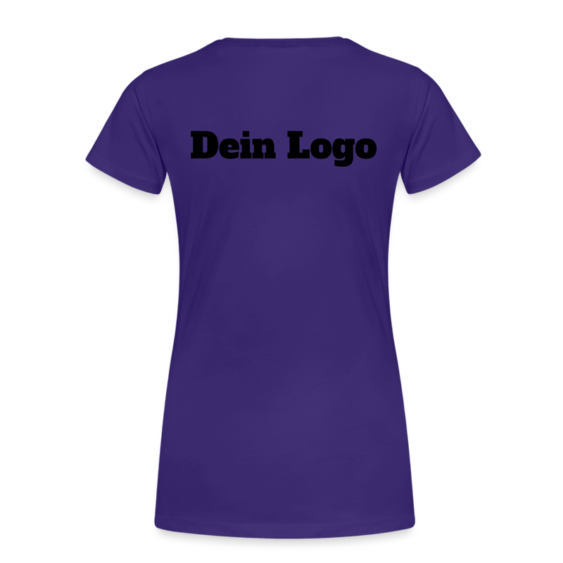 Frauen Premium T-Shirt mit deinem Logo - Lila