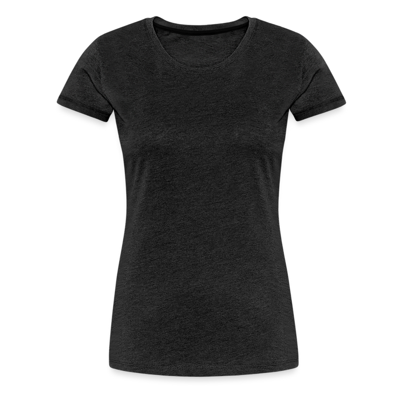 Frauen Premium T-Shirt mit deinem Logo - Anthrazit