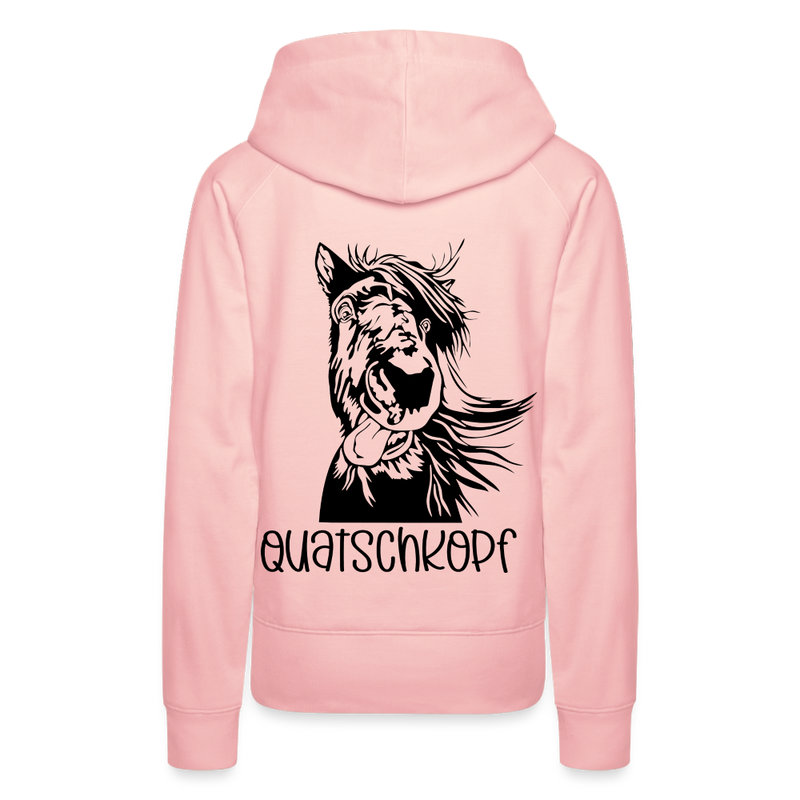 Frauen Premium Hoodie Quatschkopf - Kristallrosa