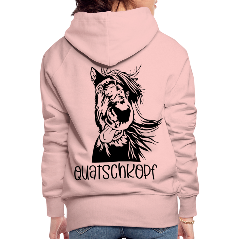 Frauen Premium Hoodie Quatschkopf - Kristallrosa